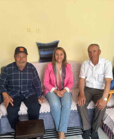 Başkan Tekin, Kıbrıs Gazisine moral oldu
