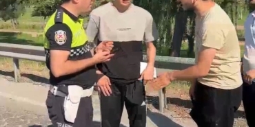 Ailesi kaza yapınca, polis ekipleri sınava yetiştirdi