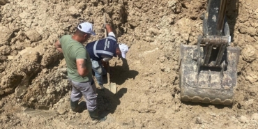Söğüt’te ana su hattında çatlak oluştu