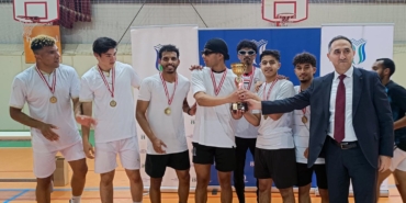 Futsal turnuvasında şampiyonlar ödüllerini aldı