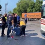 Yürüyüşte atak geçiren adam kafa üstü düşerek ağır yaralandı