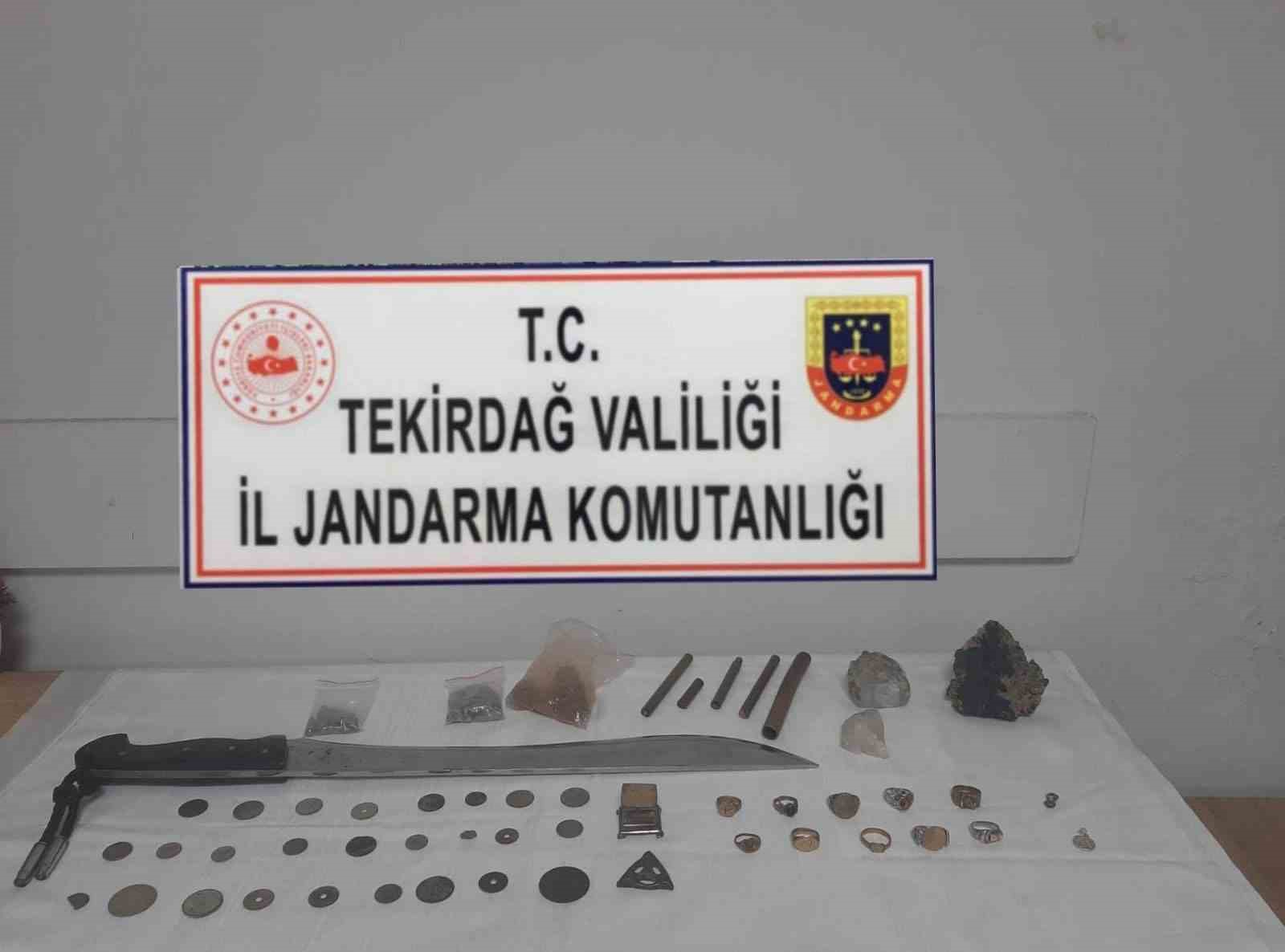 Tekirdağ’da silah ve tarihi eser operasyonları: 3 ayrı adrese eş zamanlı denetim