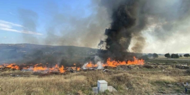 Çanakkale’de korkutan yangın