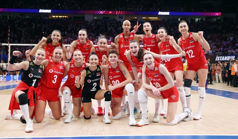 A Milli Kadın Voleybol Takımı, Milletler Ligi 2. haftasına galibiyetle başladı