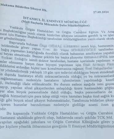 İstanbul İl Sağlık Müdürlüğü’nden ‘haksız kazanç’ operasyonu açıklaması: "Özel hastanede işlem yapan doktora suçüstü"