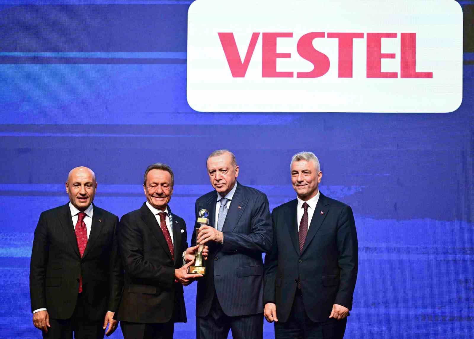 Vestel’e ihracat şampiyonluğu ödülü