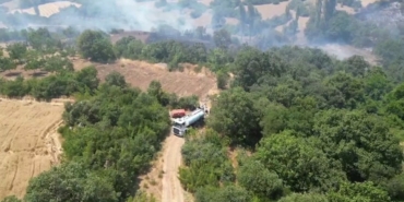 İnegöl’de orman yangını kontrol altına aldı, yangının çıkış nedeni ortaya çıktı