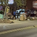 Kazı sırasında doğal gaz borusu delindi, mahalleyi gaz kokusu sardı