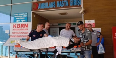 Elektrik direğinde çalışma yaparken akıma kapıldı