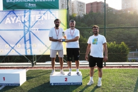 Gaziosmanpaşa’da Ayak Tenisi Turnuvası heyecana sahne oldu