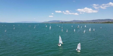 İznik Gölü’nde görsel şölen