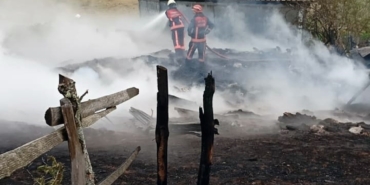 Yaylada yangın paniği: 2 ev ve 1 ahır küle döndü