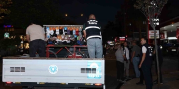 Nilüfer’de seyyar satıcı operasyonu