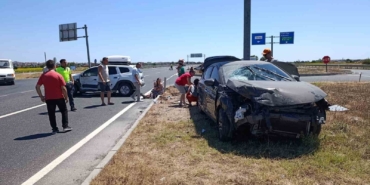 Tekirdağ’da ışık ihlali sonucu trafik kazası: 2’si çocuk, 9 yaralı