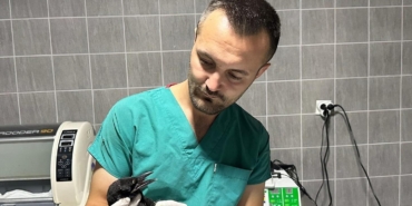 Yaralı saksağan kuşu tedavi altına alındı