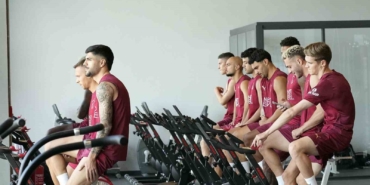 Galatasaray günü çift idmanla tamamladı