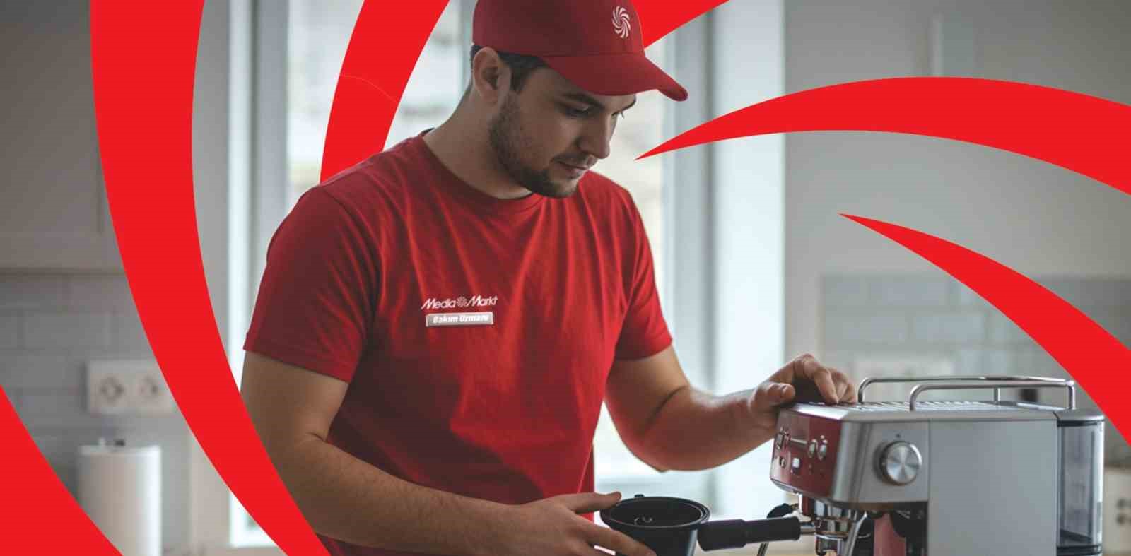 MediaMarkt Türkiye’den evde otomatik kahve makinesi bakım hizmeti