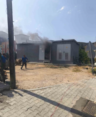 Bilecik’te trafo yangını korkuttu