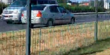 Edremit’te karayolunda ters yönde giden araç paniği