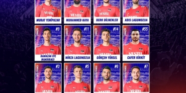A Milli Erkek Voleybol Takımı’nın, Milletler Ligi 3. hafta kadrosu açıklandı