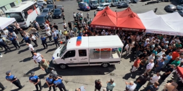 Beyoğlu’nda 9 aracın karıştığı kazada ölen Uğur Tilkici son yolculuğuna uğurlandı