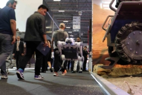 IDEF’te sergilenen zıplayan, takla atan ve selam veren robot köpekler ilgi görüyor