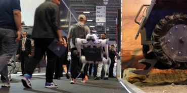 IDEF’te sergilenen zıplayan, takla atan ve selam veren robot köpekler ilgi görüyor