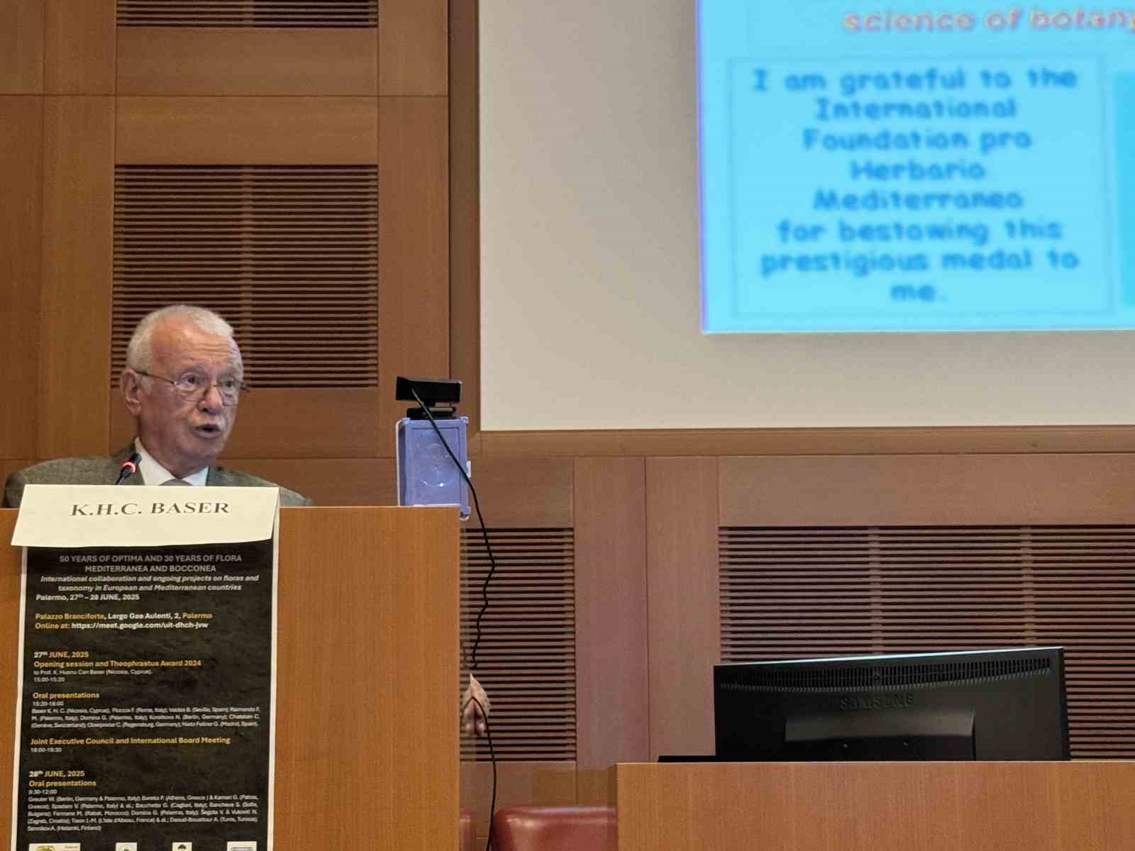 Botaniğin Nobeli, Theophrastus Ödülü, Prof. Dr. K. Hüsnü Can Başer’in oldu