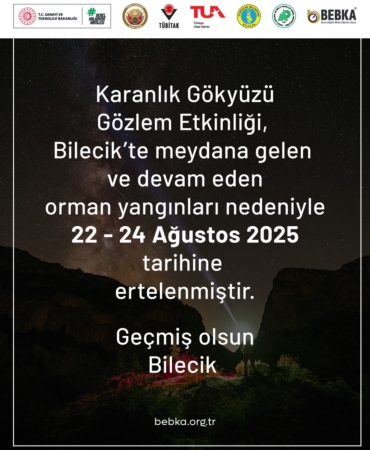 Harmankaya Kanyonu Karanlık Gökyüzü Gözlem etkinliği ertelendi