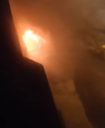 Büyükçekmece’de gece vakti korkutan yangın