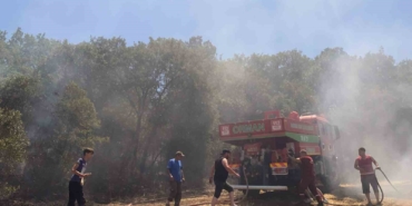 Susurluk’ta arazi yangını kontrol altına alındı