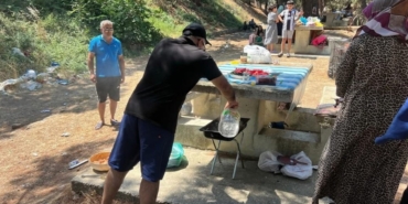 Silivri’de izinsiz çadır ve mangal kullanımına müdahale edildi