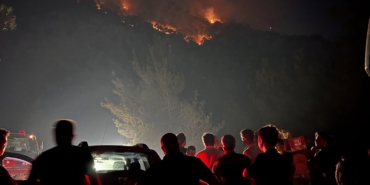 Başkan Yıldırım, yangın bölgesinde incelemeler yaptı