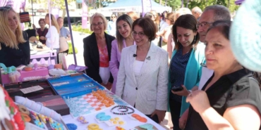 Başkan Esin Köymen’den ‘Kadın El Emeği Günleri’ne ziyaret