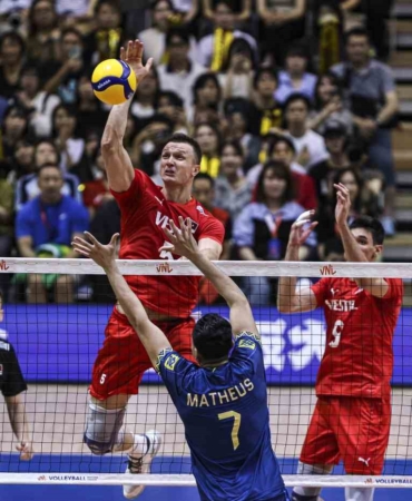 A Milli Erkek Voleybol Takımı, Brezilya’ya 3-1 kaybetti