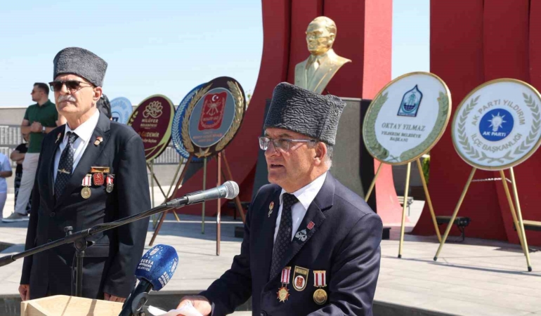 Bursa’da Kıbrıs Barış Harekâtı’nın 51. yıl dönümü töreni