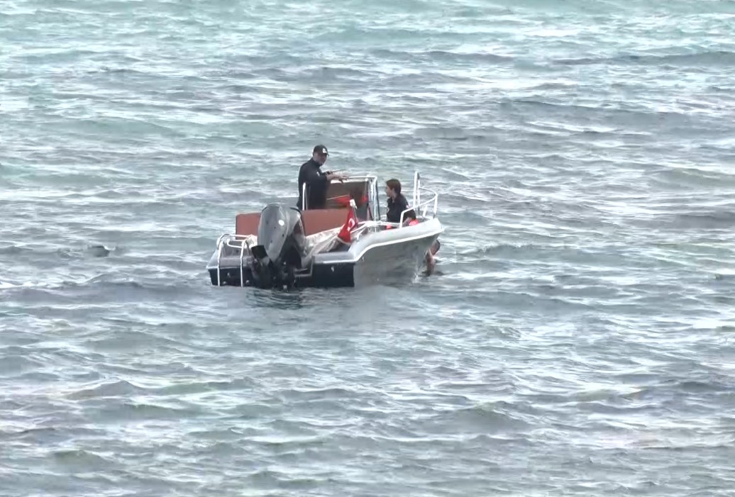 Sarıyer’de denizde kaybolan Sedat Yağız’ı arama çalışmaları sürüyor