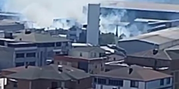 Diler Demir Çelik fabrikasında patlama sonrası yangın çıktı