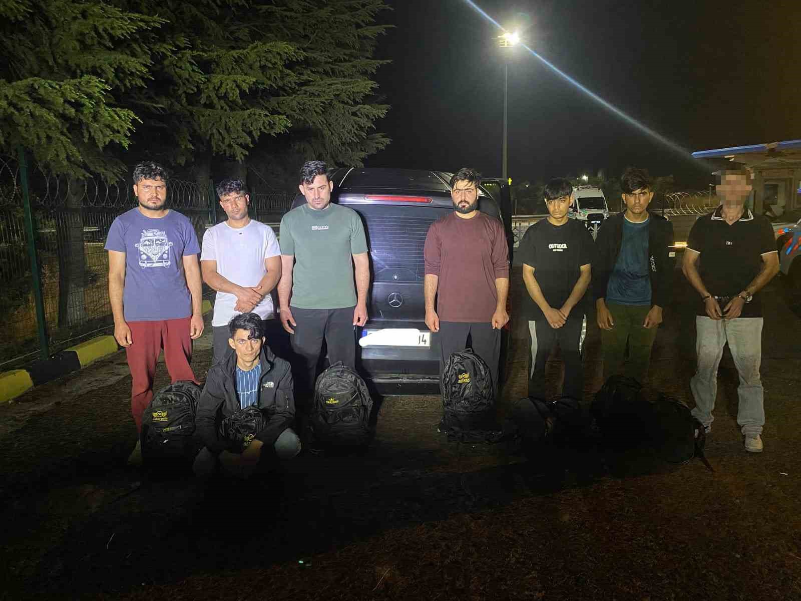 Tekirdağ’da göçmen kaçakçılığı operasyonunda 7 düzensiz göçmen yakalandı