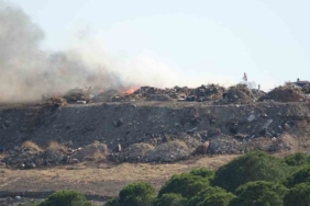 Balıkesir’de çöp depolama tesisinde yangın