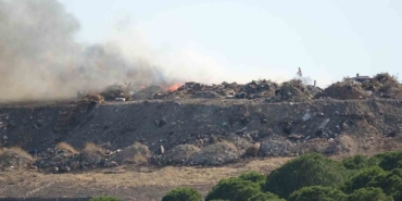 Balıkesir’de çöp depolama tesisinde yangın