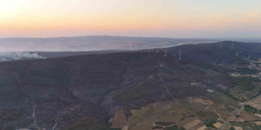 Şarköy’deki orman yangını 42. saatinde kısmen kontrol altına alındı