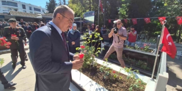 Tekirdağ’da 15 Temmuz şehidi Münür Alkan kabri başında anıldı