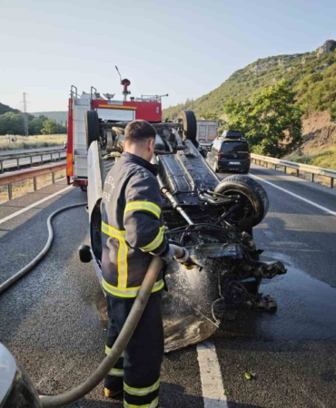 Osmangazi Tüneli çıkışında trafik kazası: 4 yaralı