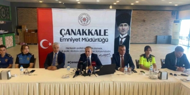 Çanakkale’de asayiş olaylarında yüzde 22.8 azalma yaşandı
