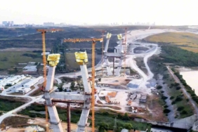 Kanal İstanbul’un ilk köprüsünde son durum: 110 metreye ulaştı