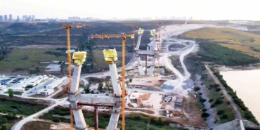 Kanal İstanbul’un ilk köprüsünde son durum: 110 metreye ulaştı