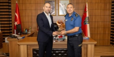 Başkan Özdemir’den Emniyet Müdürü Yılmaz’a ziyaret