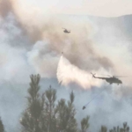 Tekirdağ’da orman yangınına havadan ve karadan müdahale sürüyor