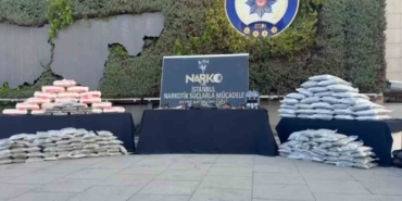 İstanbul merkezli 6 ilde ve Norveç’teki operasyonda ele geçirilen uyuşturucu emniyette sergilendi